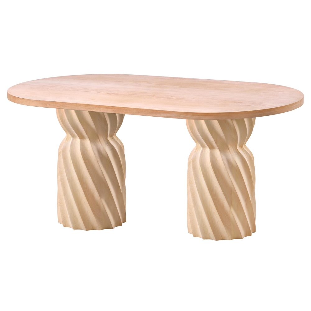 2234,2235,2236 180 LİK BURGU OVAL MASA - Görsel 1