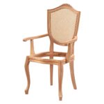 HASIRLI KUPA OYMALI KOLLU SANDALYE