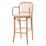 ÇITALI KOLLU PETEK BAR SANDALYESİ