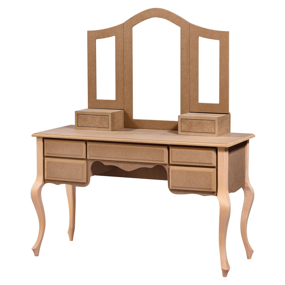 6302 5 ÇEKMECELİ LÜKENS MAKYAJ MASASI - Görsel 1